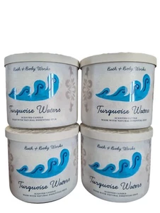 4 velas grandes Bath & Body Works AGUAS TURQUESAS 3 mechas 2024 - Imagen 1 de 4