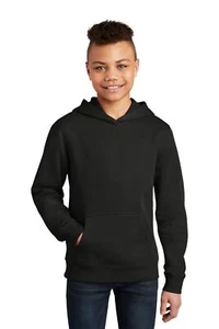 District DT6100Y Youth Ring Spun V.I.T. Soft Fleece Pullover Jumper Top Hoodie - Picture 1 of 10