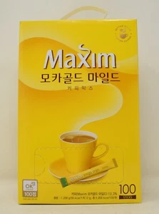 Maxim Mocha Gold Mild Coffee Mix Instant 100 Pcs Stick Instant Korean - Picture 1 of 2