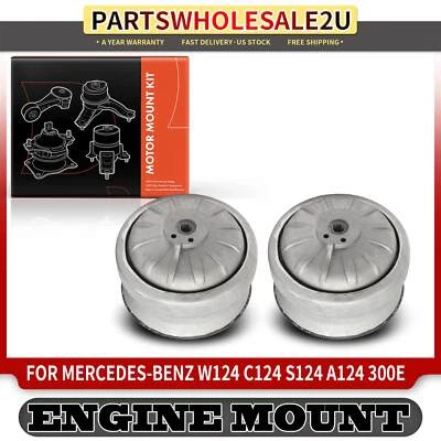 2x Montaje de motor delantero derecho y derecho para Mercedes-Benz W124 280E 300E S124 300TD Foto 1 de 4