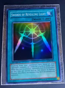 Swords of Revealing Light LOB-101 1st Edition Asian English YuGiOh! - Picture 1 of 6