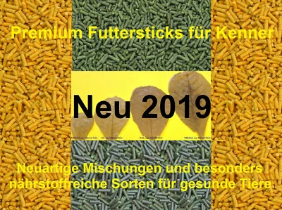Premium Futtersticks Futterpellets Garnelenfutter Hokkaido Catappa Gerstengras - Bild 1 von 4