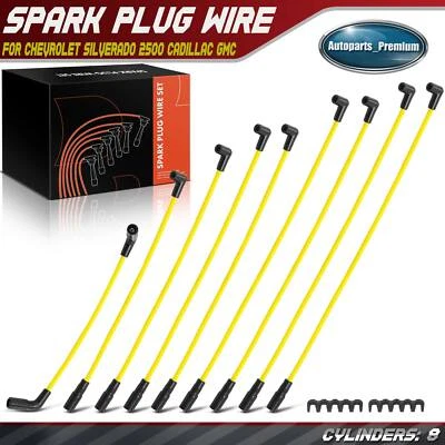 Наборы проводов свечей зажигания 9x для Chevrolet Silverado 2500 Tahoe Cadillac GMC Isuzu - Изображение 1 из 4