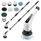Electric Spin Scrubber Cordless Shower Cleaning Brush with 7 Replaceable Heads