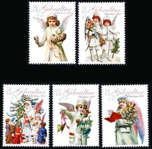 GIBRALTAR 2005 CHRISTMAS ANGELS SC#1029-34  MNH - Picture 1 of 1