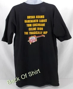 TRAGICALLY HIP BRYAN ADAMS JUNOs Ent Of The Year MOLSONS De Colección 1993 CREW Camisa XL - Imagen 1 de 10