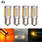 Upgrade Your Vehicle's Lighting with 4pcs of High Brightness Yellow LED Bulbs