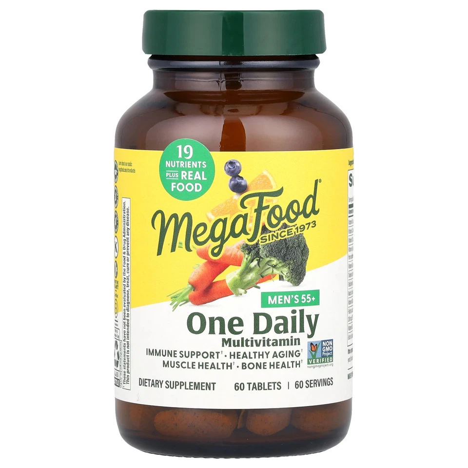 MegaFood Men Over 55 One Daily 60 Tablets