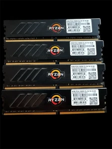 Geil Ryzen 16GB (4X4GB) DDR4 PC4-19200 2400MHz Desktop Memory GASB48GB2400C16DC - Picture 1 of 4