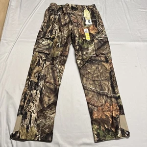 New Mossy Oak Camo Cargo Pants Men's Size Large 36-38 Big Country Camouflage - Picture 1 of 17