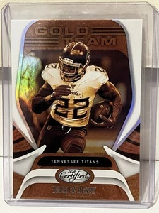 2020 Panini Certified Gold Team Derrick Henry Tennessee Titans Ravens #GT-DH - Picture 1 of 2