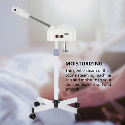 Pro Barber Shop Facial Steamer Stand Ozone & Aroma Steam Beauty Salon Spa Clean
