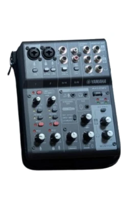 YAMAHA AG06 AG06MK2 6ch Live Streaming Mixer Black Good - Image 1 of 2