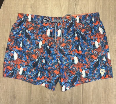 Ted Baker Men’s Swim Trunks Toucan Tropical Print / Mesh Liner XXL- 38-40” - Image 1 of 4