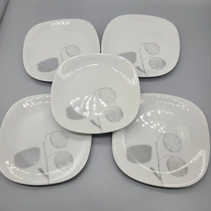 BLOCK LANGENTHAL Set (5) Side Plates Switzerland Shadows Transition 1970 6.25” - Picture 1 of 6