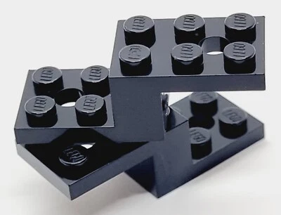 LEGO 2 x Platten Winkel Platte Winkelplatte 5x2x1 1/3 schwarz TOP - Bild 1 von 4