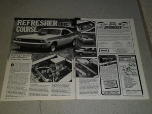 Dodge Challenger 1971 anuncio/artículo - Imagen 1 de 1
