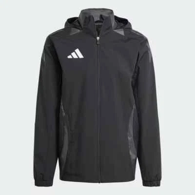 adidas Tiro 24 Competition Football All-Weather Jacket - Black - Image 1 of 4