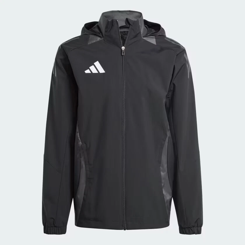 adidas Tiro 24 Competition Football All-Weather Jacket - Black - Image 1 of 4