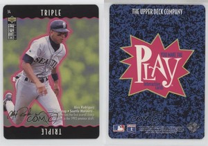 1996 Collector's Choice You Make the Play Gold Signature Alex Rodriguez (Triple)