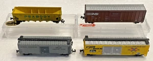 N Scale Train Car Lot of 4 - Picture 1 of 22