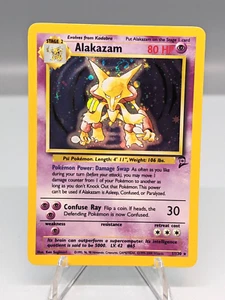 Set Base 2 Alakazam Holo 1999 Raro 001/130 Psychic Wotc LP - Foto 1 di 10