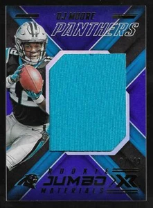 2018 XR Rookie Jumbo Materials DJ Moore Panthers Jersey 07/49 - Picture 1 of 1