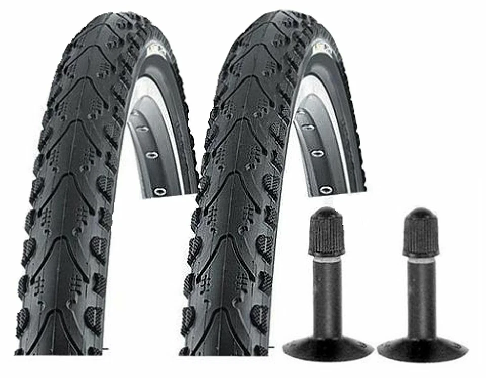 Kenda Set 2x Reifen 24" schwarz K-935 24x1.75 47-507 + 2x AV Schläuche - Bild 1 von 1