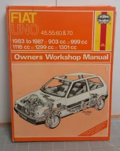 Haynes Fiat Uno (Benzina) 1983-1988 Manuale Officina Proprietario Garage Service Riparazione - Foto 1 di 4