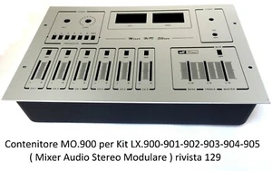 Contenitore MO.900 nuova ELETTRONICA per Mixer Audio Stereo Modulare LX 900 nE - Imagen 1 de 5