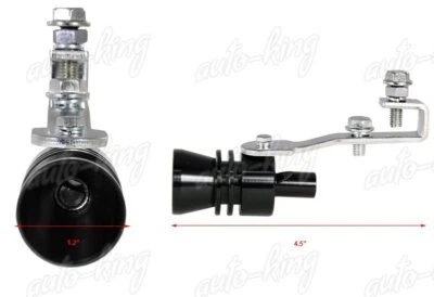 BK Turbo Sound Exhaust Fake Blow Off Valve Simulator Whistler L-SIZE Universal 5 - Image 1 of 3