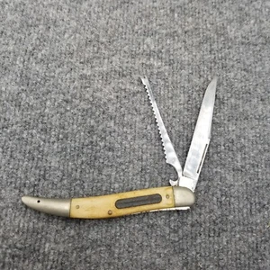 VINTAGE Sears Ulster Fishing Knife USA Ted Williams Fishermans Pride 5" - Picture 1 of 12