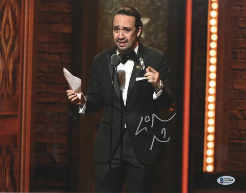 LIN-MANUEL MIRANDA SIGNED AUTOGRAPH 11X14 PHOTO - ALEXANDER HAMILTON BECKETT 4 Cover