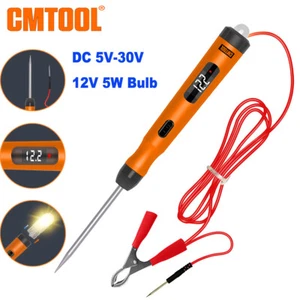Probador de circuito eléctrico automotriz 5-30 V DC sonda de diagnóstico probador de fusibles de luz - Imagen 1 de 12
