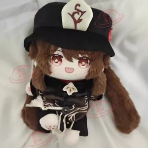 Genshin Impact Hutao Plushie Doll Stuffed Toy W/ Cothes 20CM Collect Xmas Gift - Picture 1 of 20