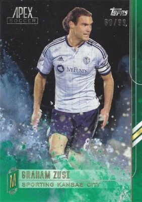 2015 Topps Major League Soccer Apex Base Green Parallel /99 (91 - 100) MLS - Image 1 of 4