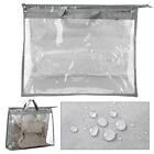 Pvc Mote Bag With Zipper And Handle Clear Bag Storage Hanging Packet  Home