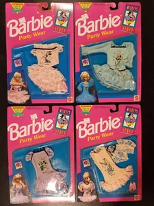 Vintage Barbie Party Wear Dress Set of 4 - Mattel #691 (1992) - Picture 1 of 9