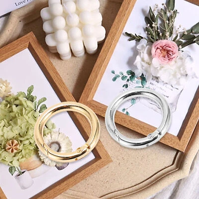 20pcs Spring Ring Clasps Fashion Elegant Innovative DIY Copper Spring Clasps SHD - Image 1 of 4