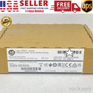 NEW Sealed AB 5069-SERIAL Compact Logix 5000 Interface Module US Free Tax - Picture 1 of 3