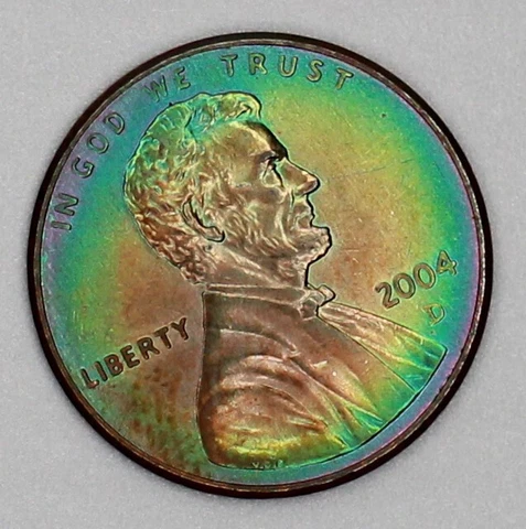 TONED 2004 d 1c lincoln memorial one cent #sc25 Cover