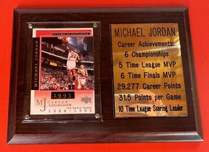 Tarjeta/placa de logros de colección profesional Michael Jordan Upper Deck 1993 - Imagen 1 de 7