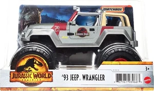 Matchbox 93 Jeep Wrangler Jurassic World 1:24 Scale Diecast Cars Model Toys Car - Picture 1 of 3