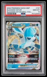 Pokemon BSP Glaceon Vstar #197 PSA 10 GEMME NUOVO DI ZECCA - Foto 1 di 2