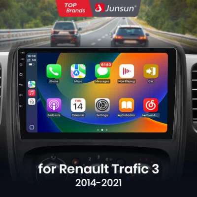 32G Für Opel Vivaro Renault Trafic Android 14 Autoradio CarPlay GPS Navi RDS DE - Bild 1 von 4