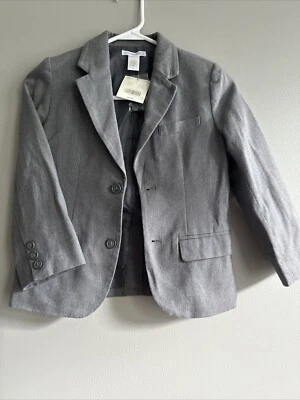 Blazer Janie And Jack para niños talla 6 - gris claro Foto 1 de 2