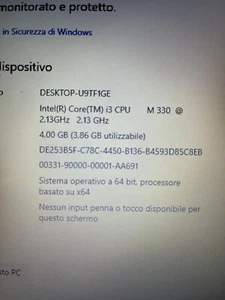 Notebook Acer Aspire 5740G Intel i3 M330 - 4GB RAM - HHD 500 GB - Windows 10Pro - Afbeelding 1 van 7