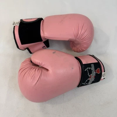 I LOVE KICKBOXING Boxing & Kickboxing PINK Sparring Gloves 12 Oz King Fast Ship - Image 1 of 4