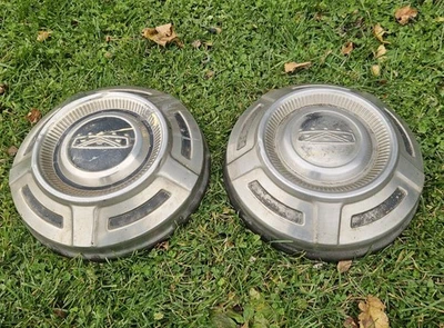 Par de tapacubos de acero inoxidable Ford F250 F350 1967-1972 12" 3/4 toneladas 1969 1970 1971 Foto 1 de 4