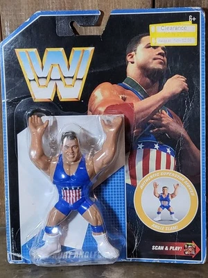 WWE Mattel Retros  Series  7  Kurt Angle Wrestling Moves Angle Slam - Image 1 of 4